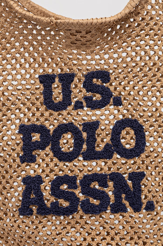 U.S. Polo Assn. kabelka typu tote dámska SOMERSET béžová BEUO19027WL2