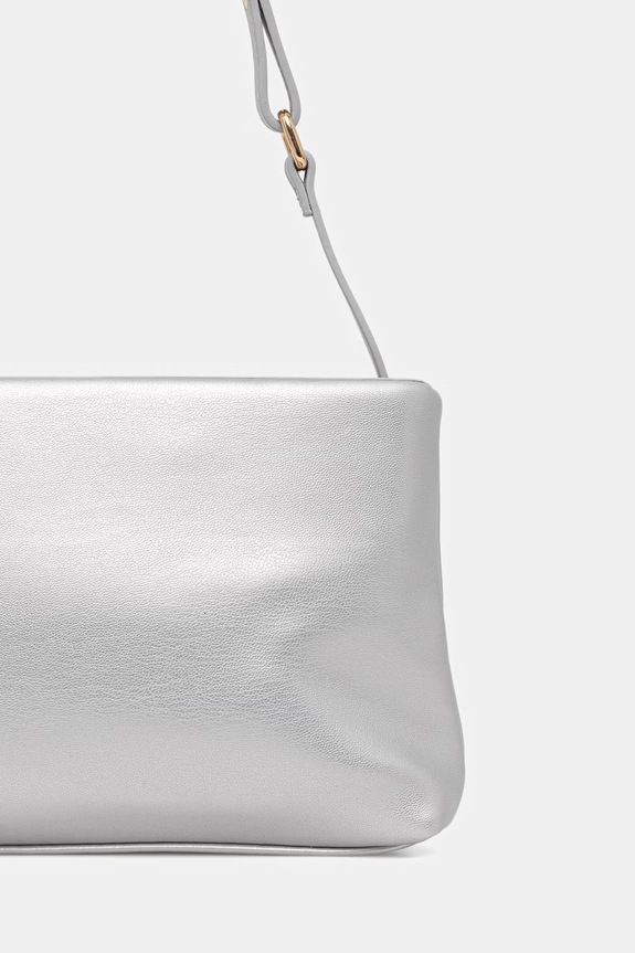 Dodaci U.S. Polo Assn. Crossbody torba za žene od imitacije kože CEREMONY BEUQC6455WVP srebrna