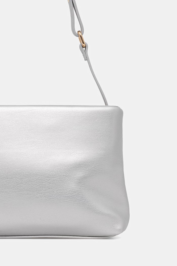 Dodaci U.S. Polo Assn. Crossbody torba za žene od imitacije kože CEREMONY BEUQC6455WVP srebrna