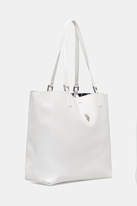Oboustranná kabelka U.S. Polo Assn. ROGERSVILLE BEURR9097WVP bílá SS26
