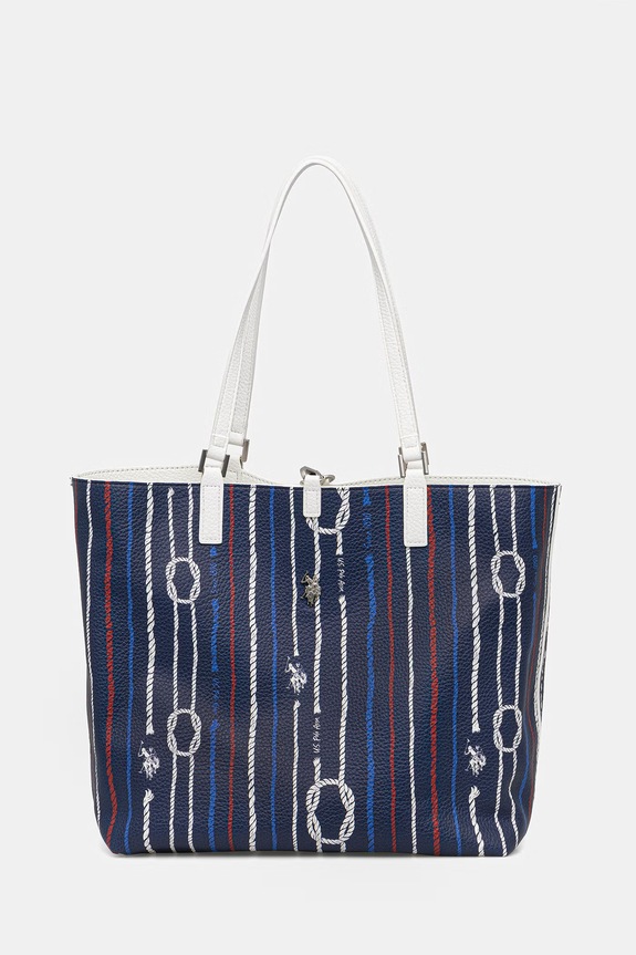 Oboustranná kabelka U.S. Polo Assn. ROGERSVILLE bílá BEURR9097WVP