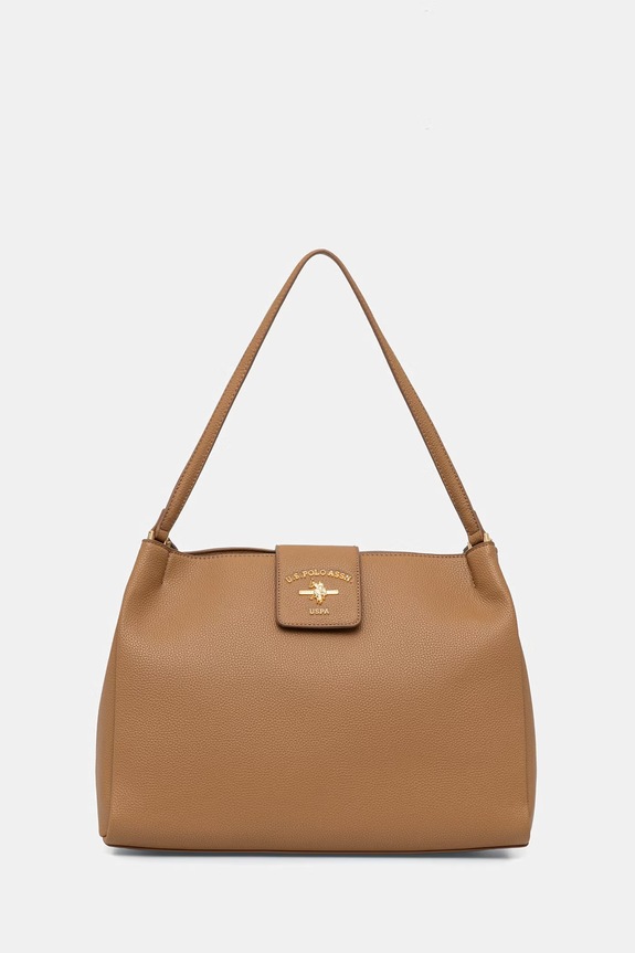 U.S. Polo Assn. torebka shopper damska STANFORD brązowy BEUSS9073WVP