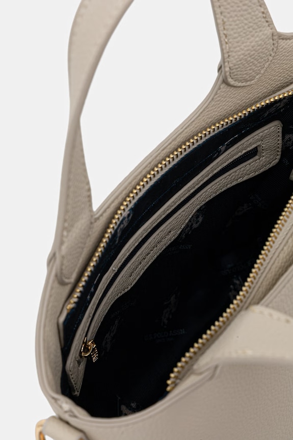 U.S. Polo Assn. crossbody kabelka dámska z imitácie kože STANFORD BEUSS9075WVP béžová