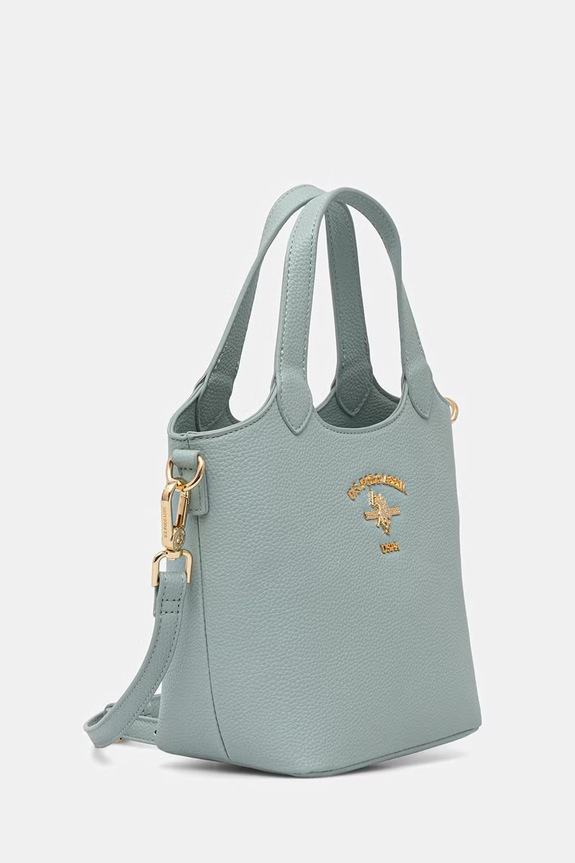 U.S. Polo Assn. crossbody kabelka dámska z imitácie kože STANFORD BEUSS9075WVP tyrkysová SS26
