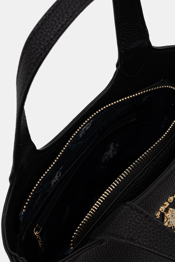 U.S. Polo Assn. crossbody kabelka dámska z imitácie kože STANFORD BEUSS9075WVP čierna