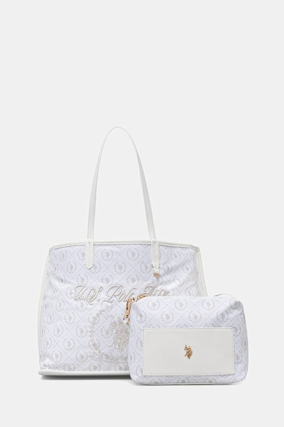 U.S. Polo Assn. dámska kabelka typu shopper SURREY béžová BEUSU9092WIP