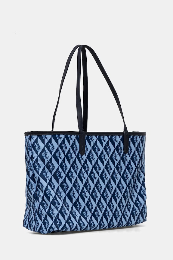 U.S. Polo Assn. kabelka typu shopper dámska z imitácie kože SURREY BEUSU9093WVI tmavomodrá SS26