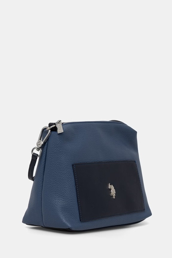 Doplnky U.S. Polo Assn. kabelka typu shopper dámska z imitácie kože SURREY BEUSU9093WVI tmavomodrá