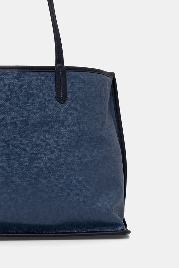 U.S. Polo Assn. kabelka typu shopper dámska z imitácie kože SURREY tmavomodrá BEUSU9093WVI