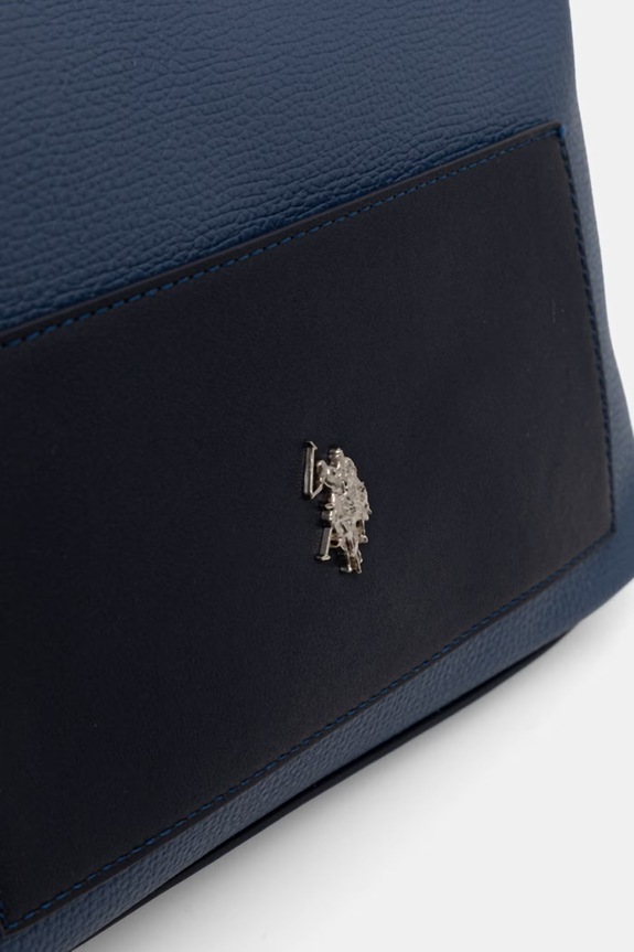 U.S. Polo Assn. kabelka typu shopper dámska z imitácie kože SURREY BEUSU9093WVI tmavomodrá