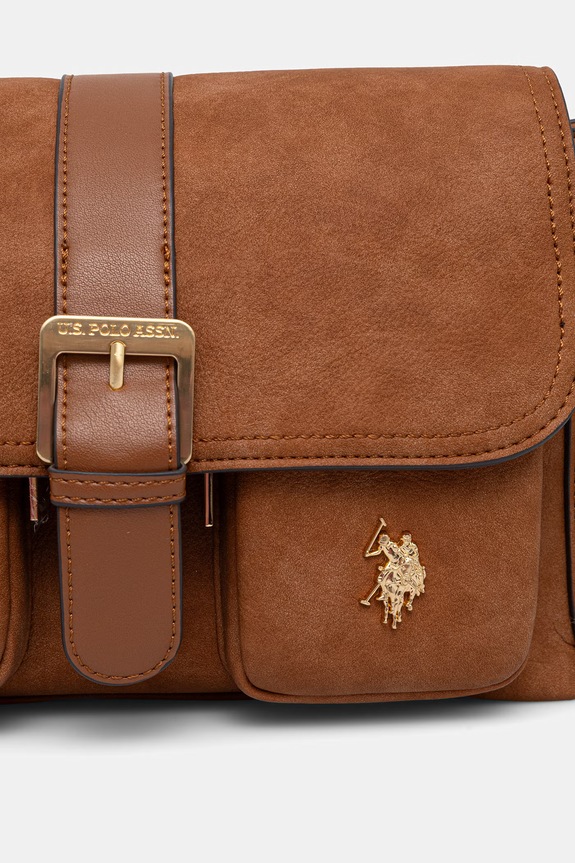 U.S. Polo Assn. dámska crossbody kabelka CHAMPANY hnedá BEUX19051WVP