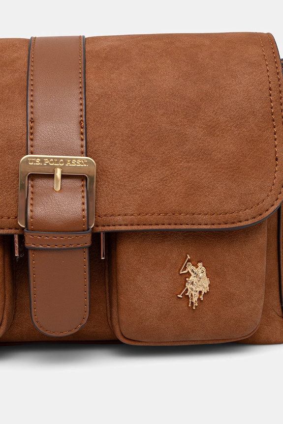U.S. Polo Assn. dámska crossbody kabelka CHAMPANY hnedá BEUX19051WVP