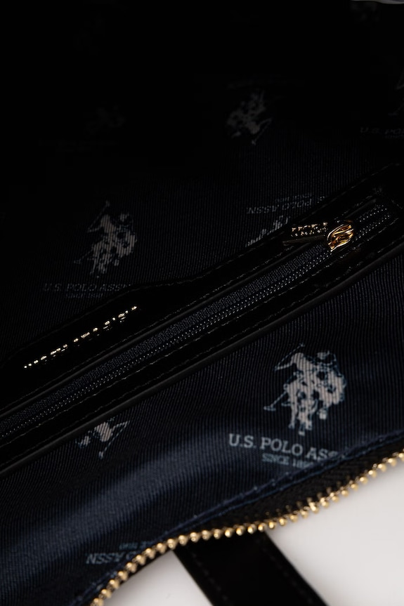 U.S. Polo Assn. dámska kabelka HOUSTON BIUHU8886WZC čierna