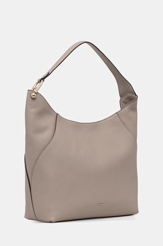 Furla poșetă de piele Lara L WBO1876.HSF000.4488S bej SS26