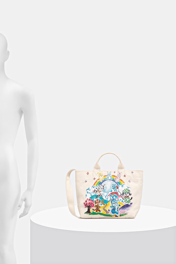 Kenzo torebka bawełniana Shopper/Tote bag FG58SA910F35