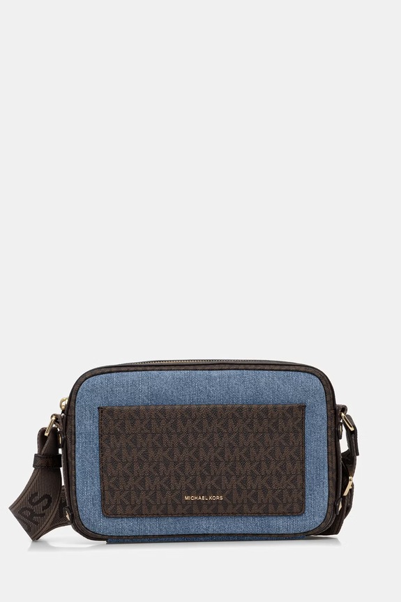 MICHAEL Michael Kors crossbody kabelka dámska rifľová hnedá 32S6G5VC9C