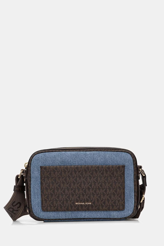 MICHAEL Michael Kors crossbody kabelka dámska rifľová hnedá 32S6G5VC9C