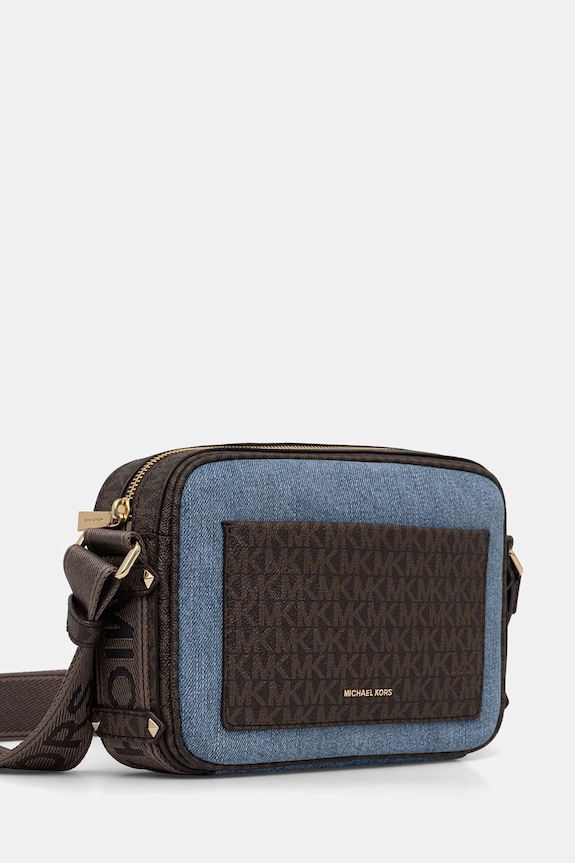 MICHAEL Michael Kors crossbody kabelka dámska rifľová 32S6G5VC9C hnedá SS26