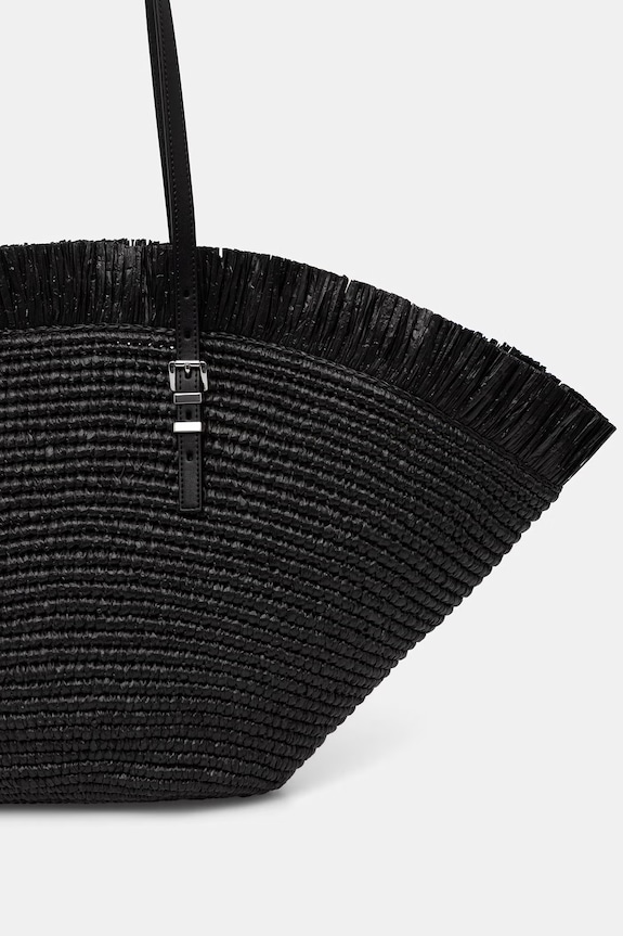 Accesorii MICHAEL Michael Kors coș pentru femei, cu imitație de piele 30S6S9FT9Y negru