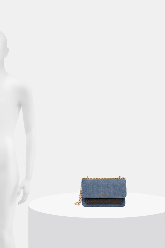 MICHAEL Michael Kors geantă crossbody pentru femei, din denim 30S6GC7L3C