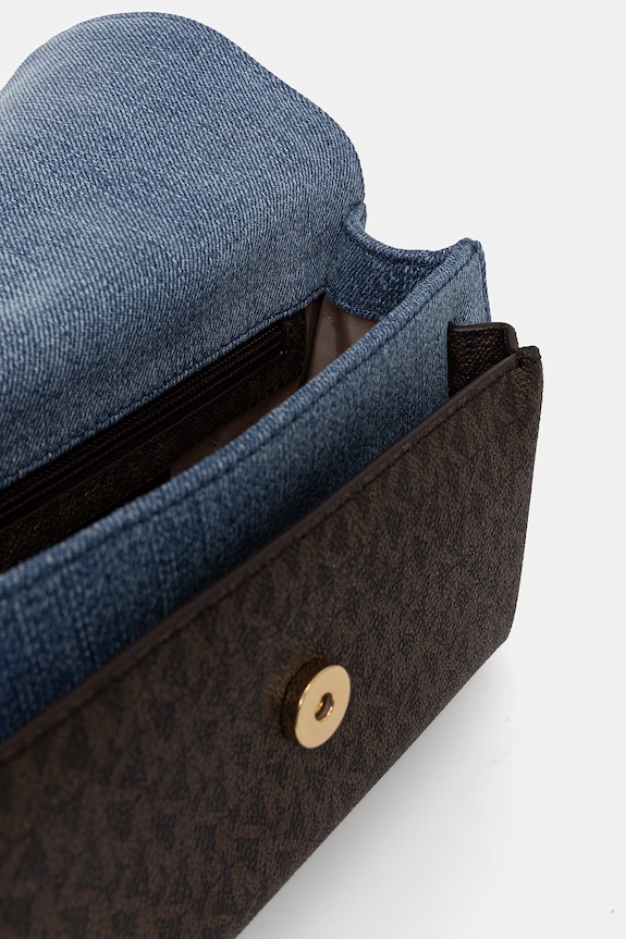 MICHAEL Michael Kors geantă crossbody pentru femei, din denim 30S6GC7L3C albastru
