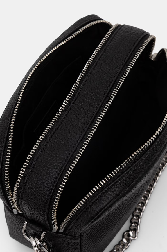 MICHAEL Michael Kors crossbody kabelka dámska kožená 32S6SYTC6U čierna