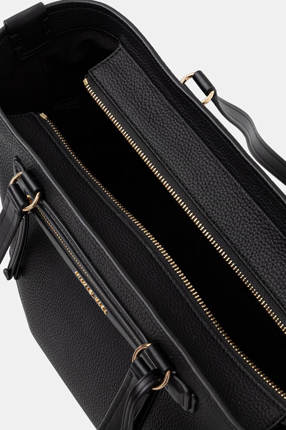 MICHAEL Michael Kors torebka shopper damska skórzana 30S6GTVT2L czarny