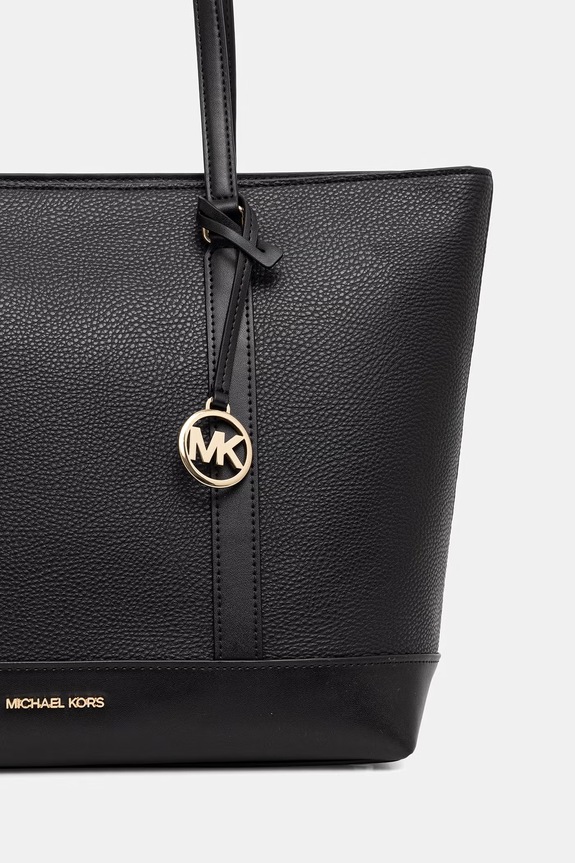 MICHAEL Michael Kors geantă shopper pentru femei, cu imitație de piele negru 30S6G3PT3V