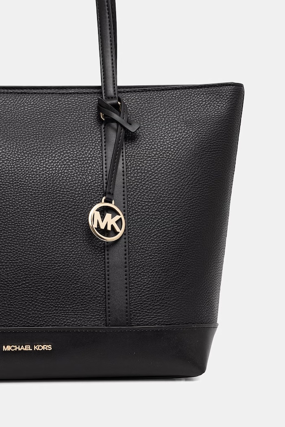 Dámska kabelka typu shopper z imitácie kože MICHAEL Michael Kors čierna 30S6G3PT3V