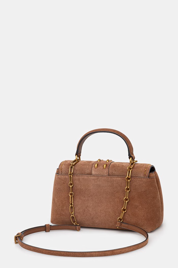 Akcesoria MICHAEL Michael Kors torebka zamszowa 30S6A2RS2S brązowy