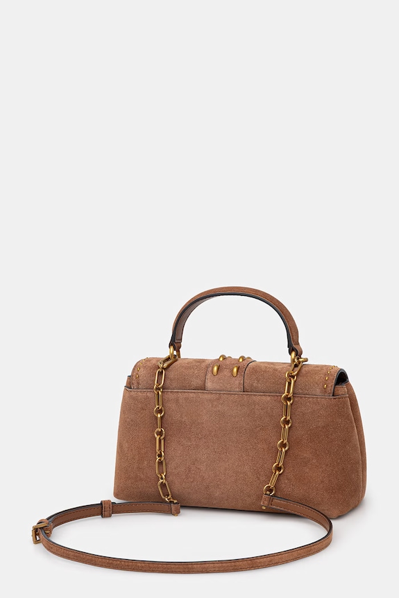 Akcesoria MICHAEL Michael Kors torebka zamszowa 30S6A2RS2S brązowy