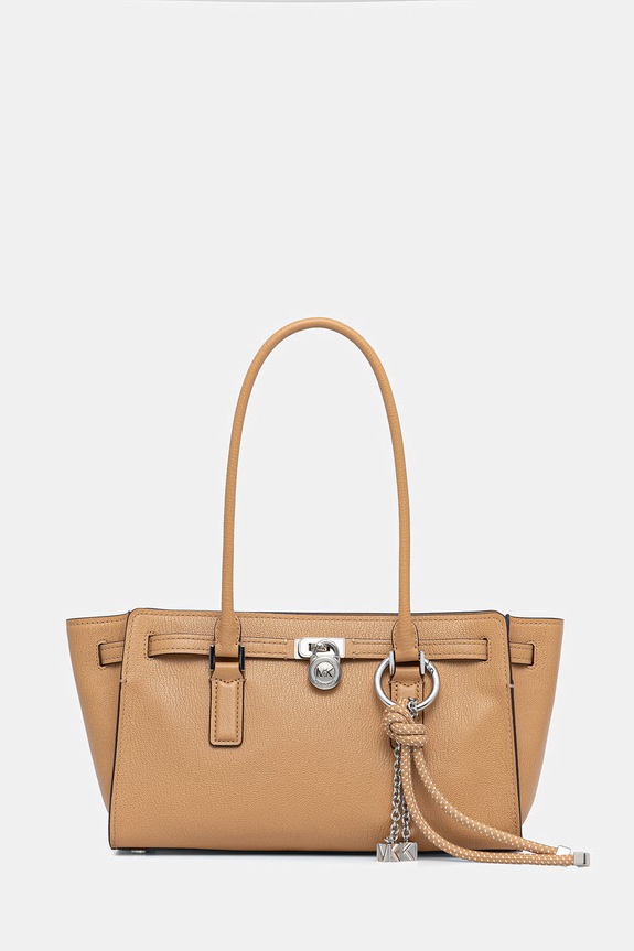 MICHAEL Michael Kors tote torba za žene kožna smeđa 30F5SNXT0L