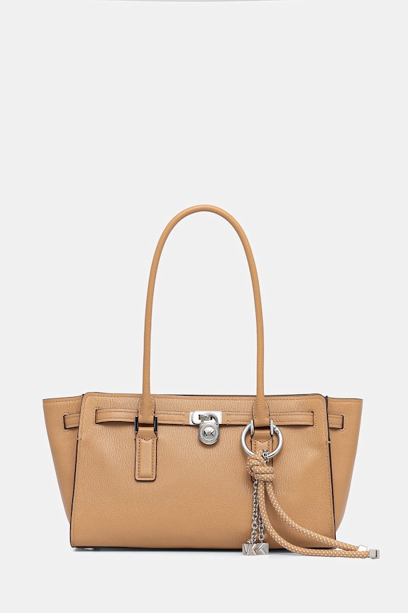 MICHAEL Michael Kors tote torba za žene kožna smeđa 30F5SNXT0L