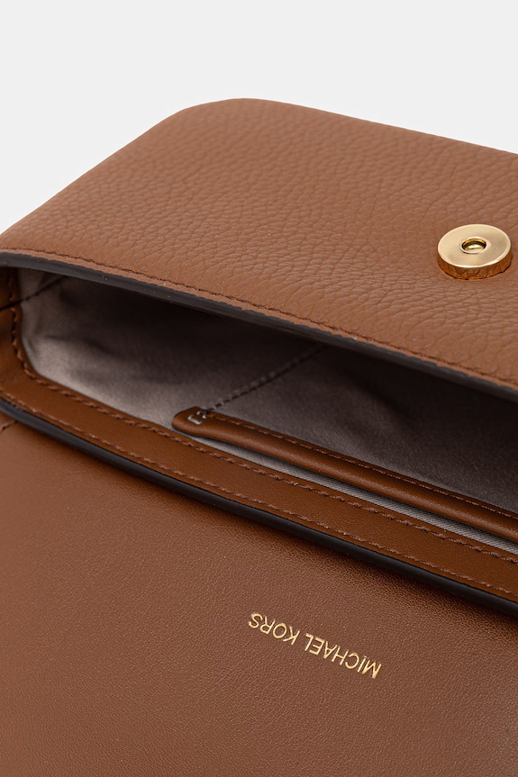 Δερμάτινη τσάντα MICHAEL Michael Kors 32S6GY5C5L καφέ
