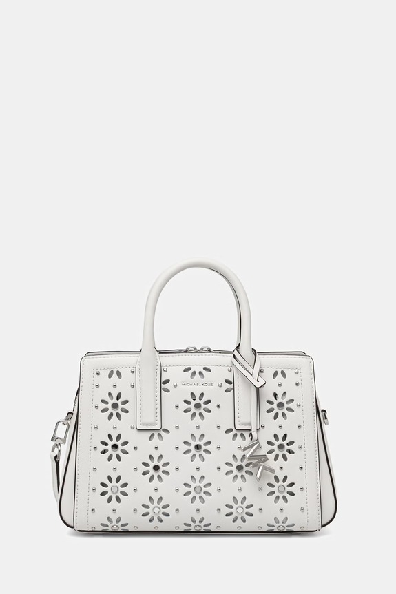 MICHAEL Michael Kors torebka crossbody damska skórzana beżowy 30S6S9IS1I