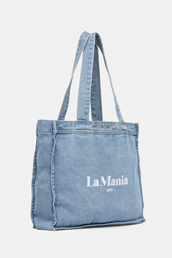 La Mania tote bag pentru femei, din denim DARLING LM.DARLING albastru SS26