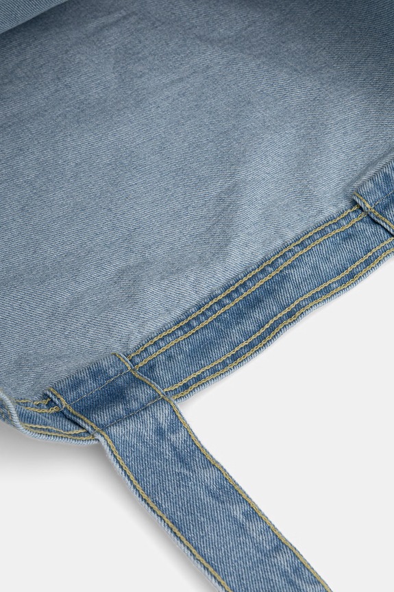 La Mania tote bag pentru femei, din denim DARLING LM.DARLING albastru