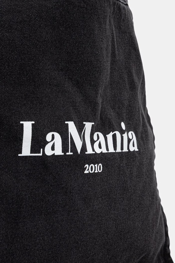 La Mania tote bag pentru femei, din denim DARLING gri LM.DARLING