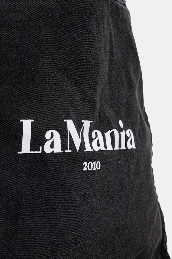 La Mania tote bag pentru femei, din denim DARLING gri LM.DARLING