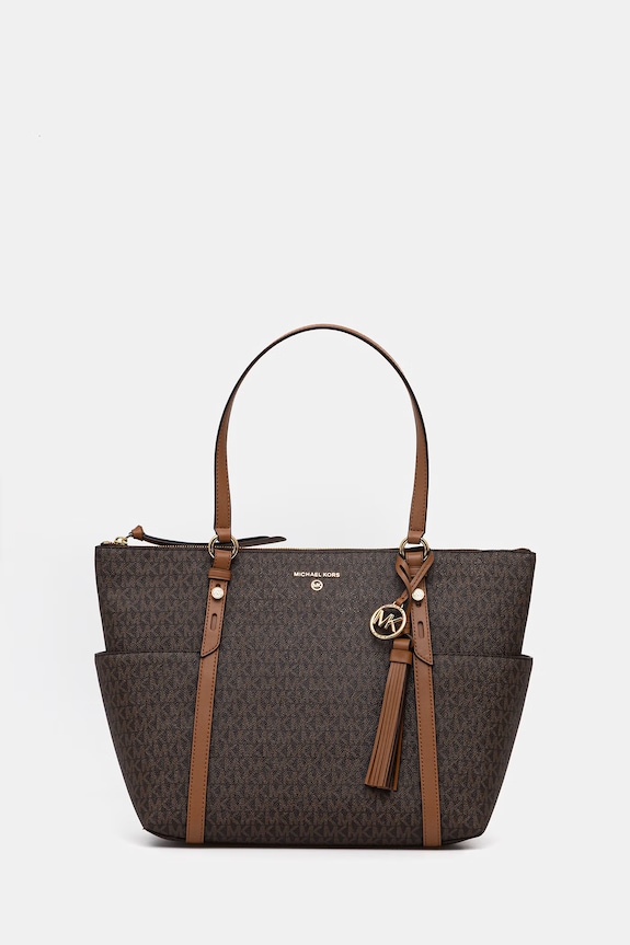 MICHAEL Michael Kors poșetă incape in A4 maro 30T0GNXT9B