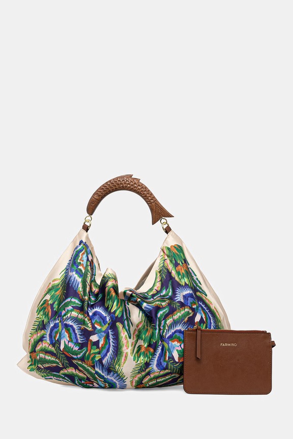 Farm Rio shopper γυναικεία μπεζ 362837