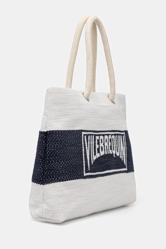 Vilebrequin shopper torba ženska pamučna BINTA BTAE0401 bijela SS26