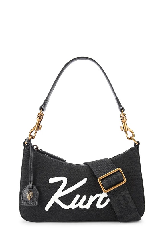 Kurt Geiger London crossbody torba ženska pamučna crna 5587200609