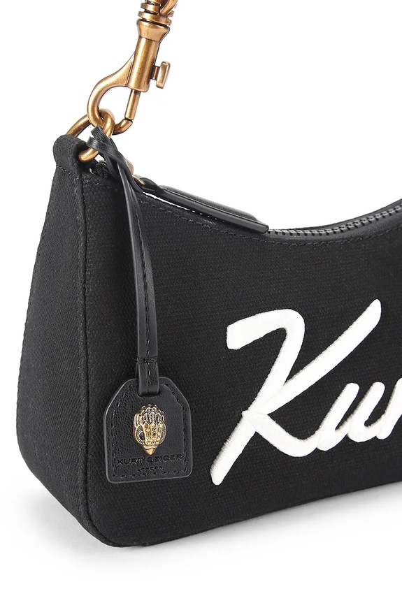 Kurt Geiger London crossbody torba ženska pamučna crna 5587200609