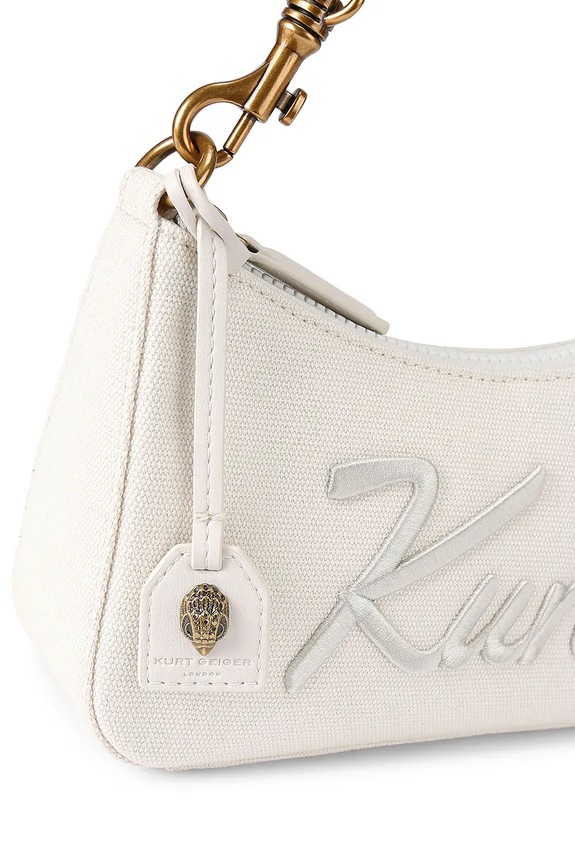 Kurt Geiger London crossbody torba za žene pamučna bijela 5587210609