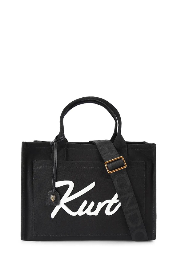 Kurt Geiger London tote torba za žene pamučna crna 5570700609