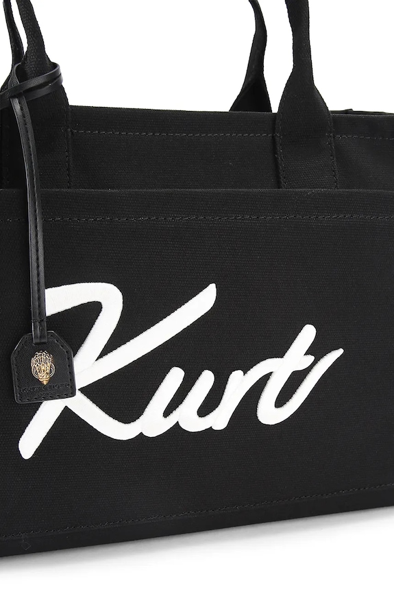 Kurt Geiger London tote torba za žene pamučna crna 5570700609