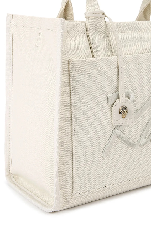 Kurt Geiger London tote torba za žene pamučna bijela 5570710609