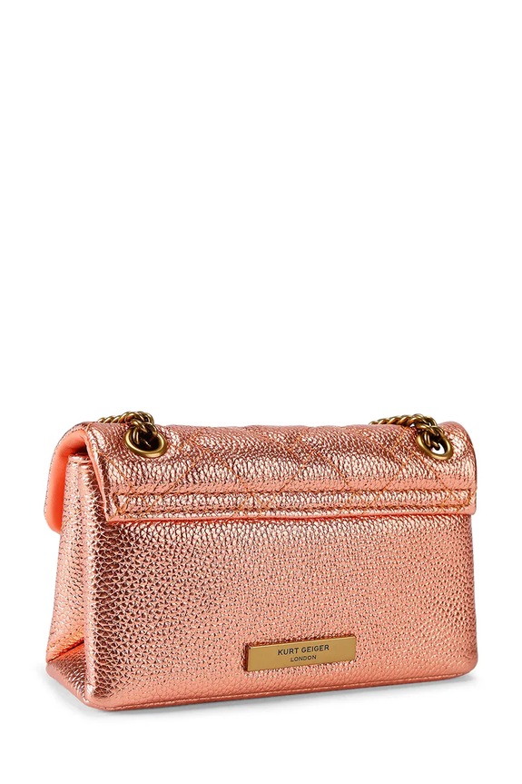 Dodaci Kurt Geiger London crossbody torba za žene kožna 5580991109 narančasta