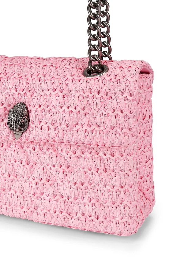 Kurt Geiger London crossbody torba za žene Raffia Kensington 5582698999 roza